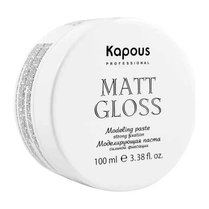 Моделирующая паста для волос сильной фиксации MATT GLOSS 100 мл.