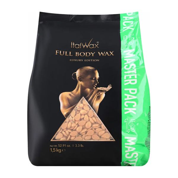 Воск горячий (пленочный) ITALWAX Full Body wax гранулы 1,5 кг