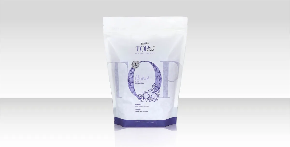 Воск горячий (пленочный) ITALWAX Top Line Orchid (Орхидея) гранулы 1,5 кг