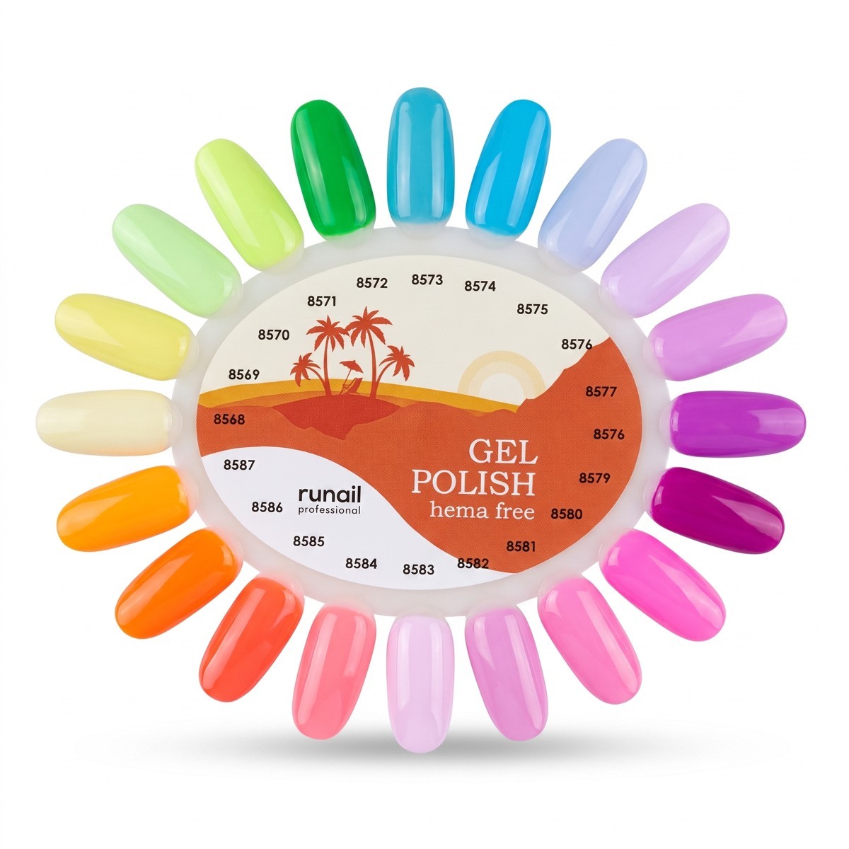 Палитра 2 (Гель-лак Gel polish (hema free)) №8588