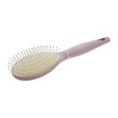 Щетка Dewal Beauty серия "Черничное мороженое " массажная, с нейлон.штифтом овал