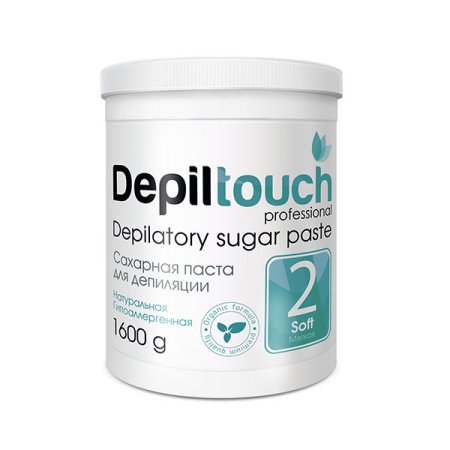 Сахарная паста для депиляции МЯГКАЯ "Depiltouch professional" 1600г  САЛОНЫ
