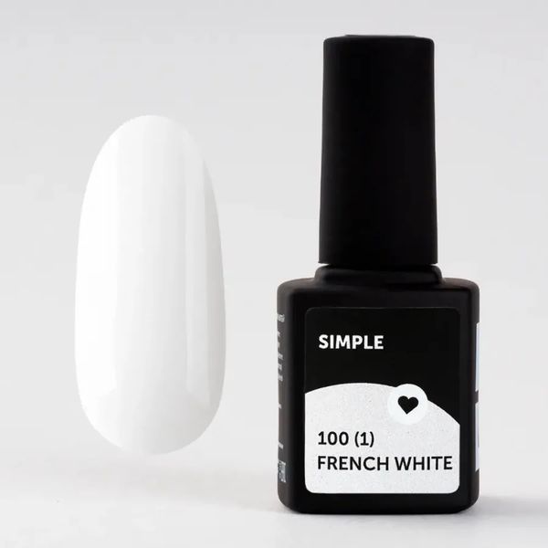 Milk Гель-лак Simple 100 (1) French White