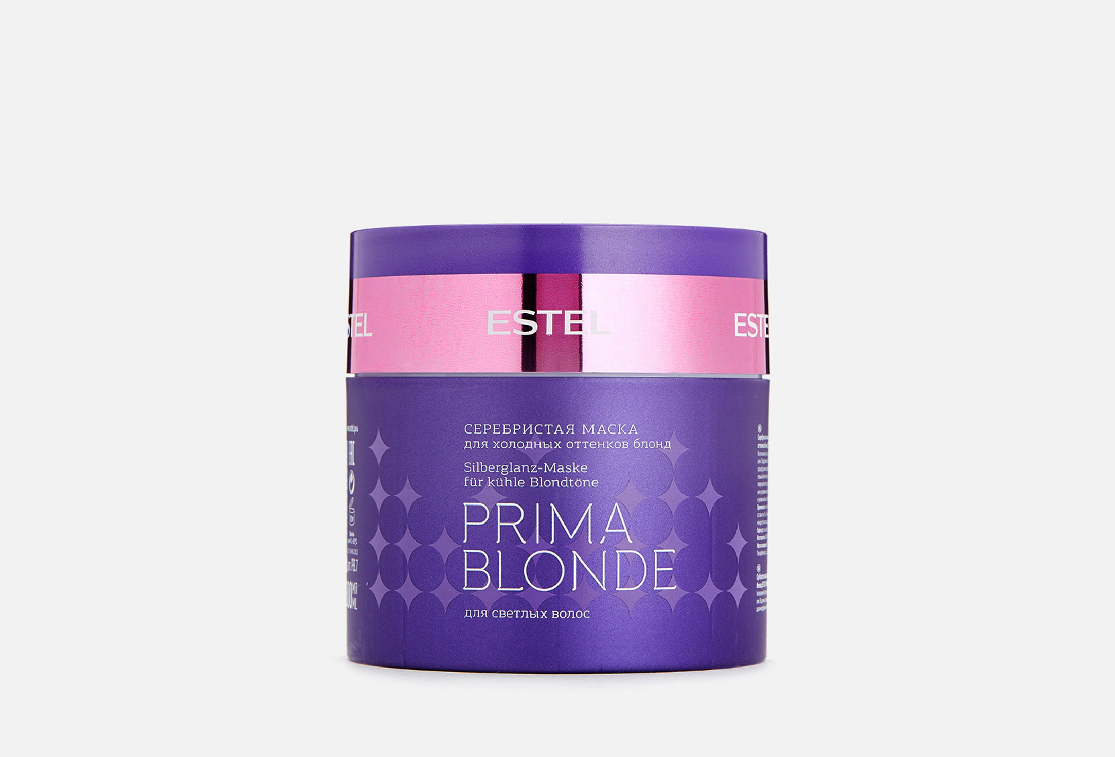 Серебристая маска для холодных оттенков блонд ESTEL PRIMA BLONDE, 300 мл