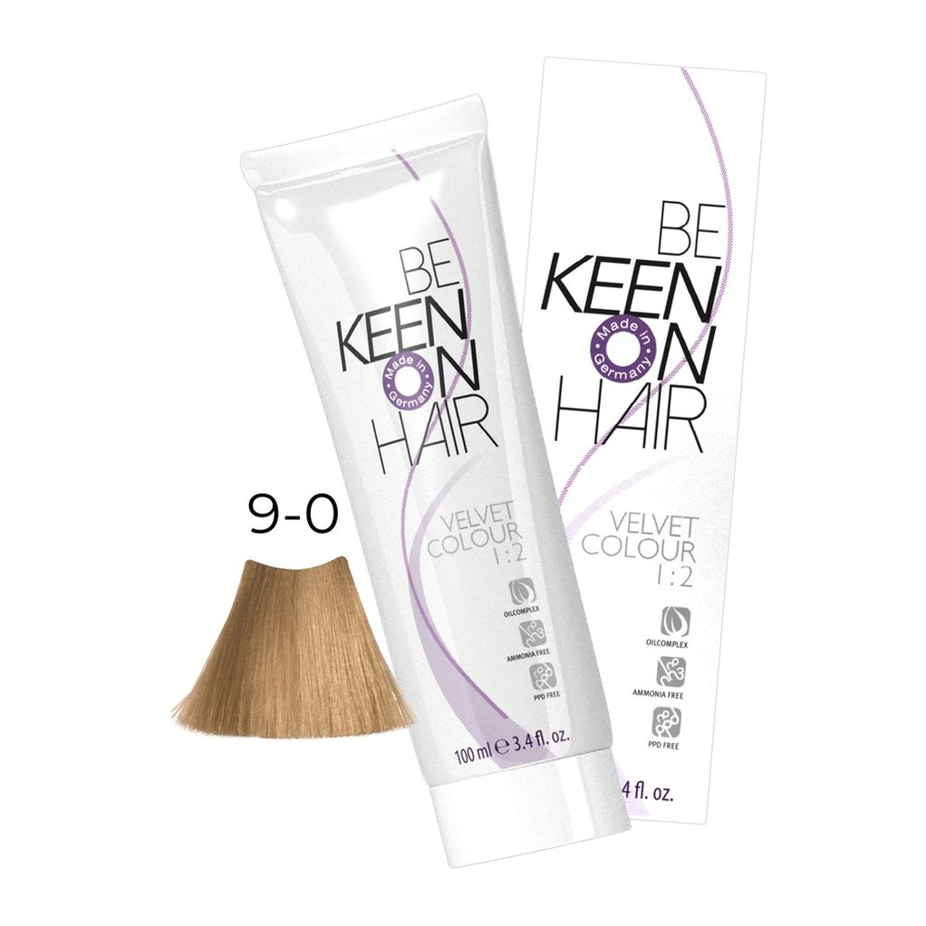 Крем-краска без аммиака VELVET COLOUR 9.0 Hellblond/Светлый блондин