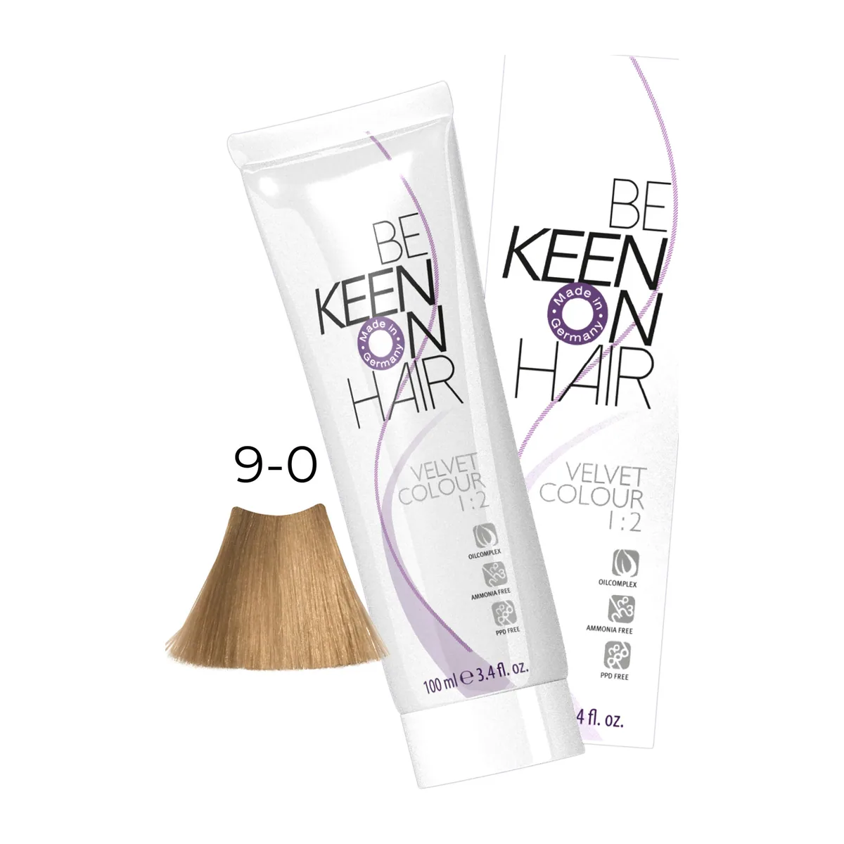 Крем-краска без аммиака VELVET COLOUR 9.0 Hellblond/Светлый блондин