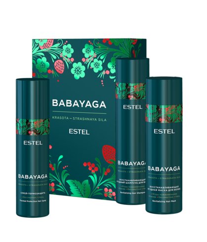 Набор BABAYAGA by ESTEL (шампунь 250 мл, маска 200 мл, термозащитный спрей 200 мл)