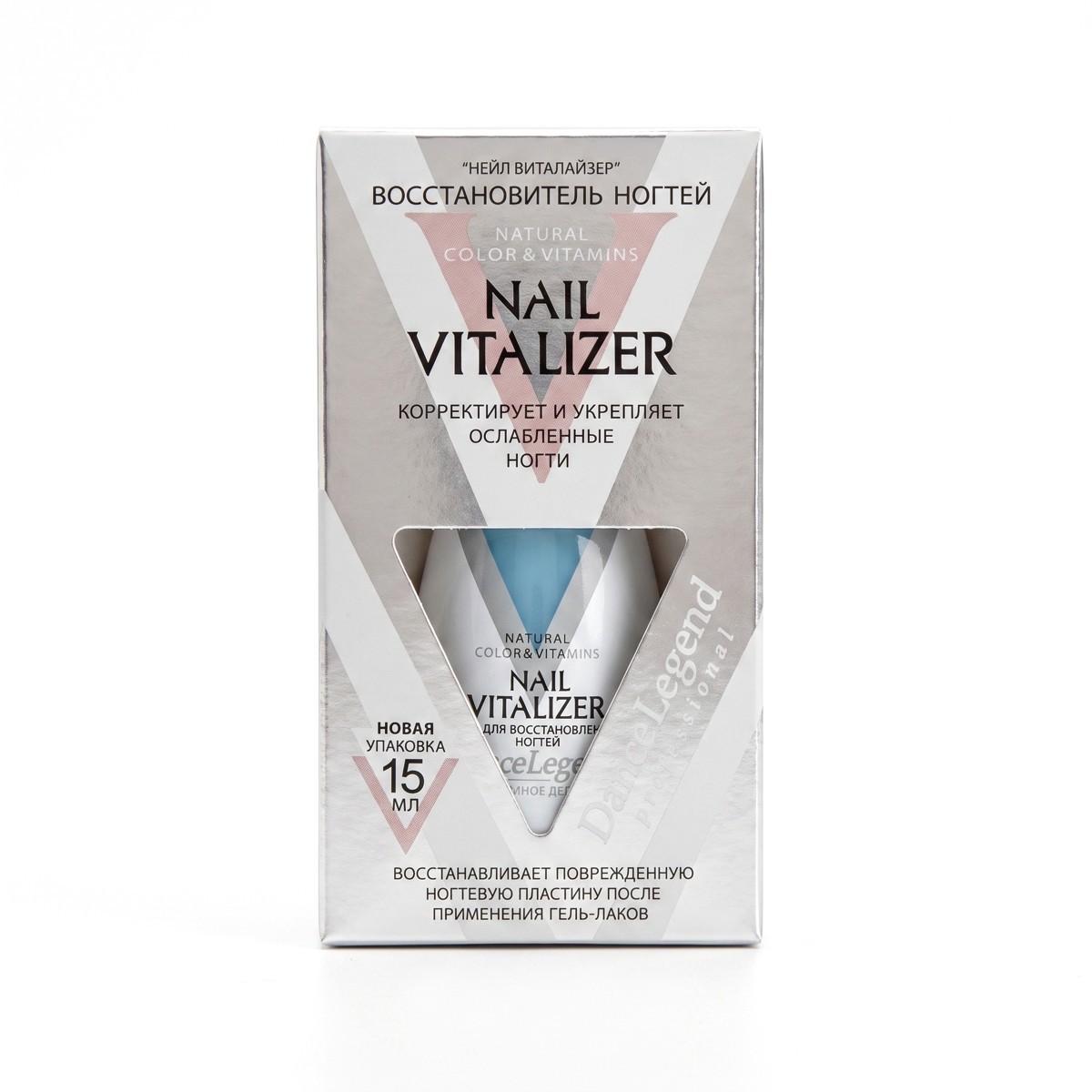 Лечебный лак Nail Vitalizer для ногтей "Dance Legend" (укрепление/питание/защита) № 19