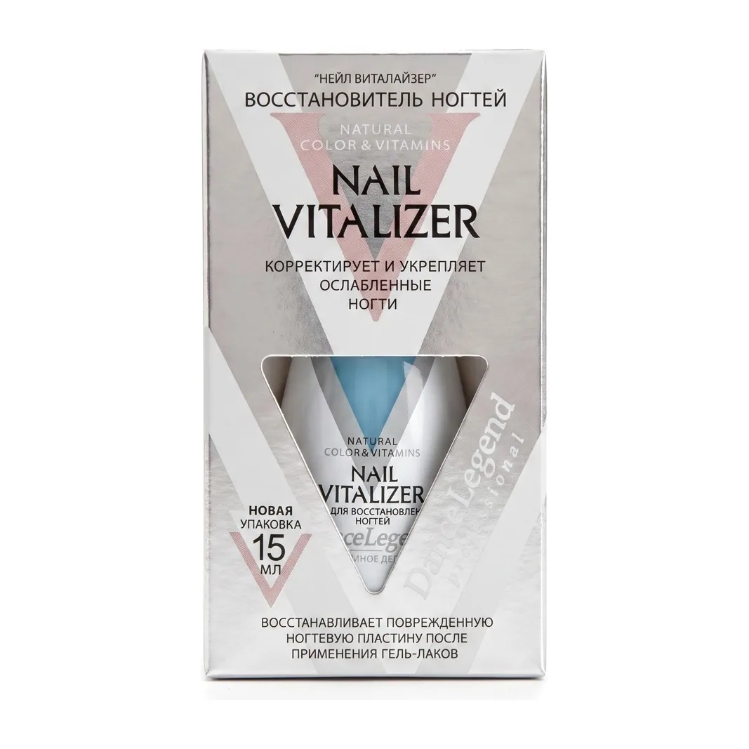 Лечебный лак Nail Vitalizer для ногтей "Dance Legend" (укрепление/питание/защита) № 19