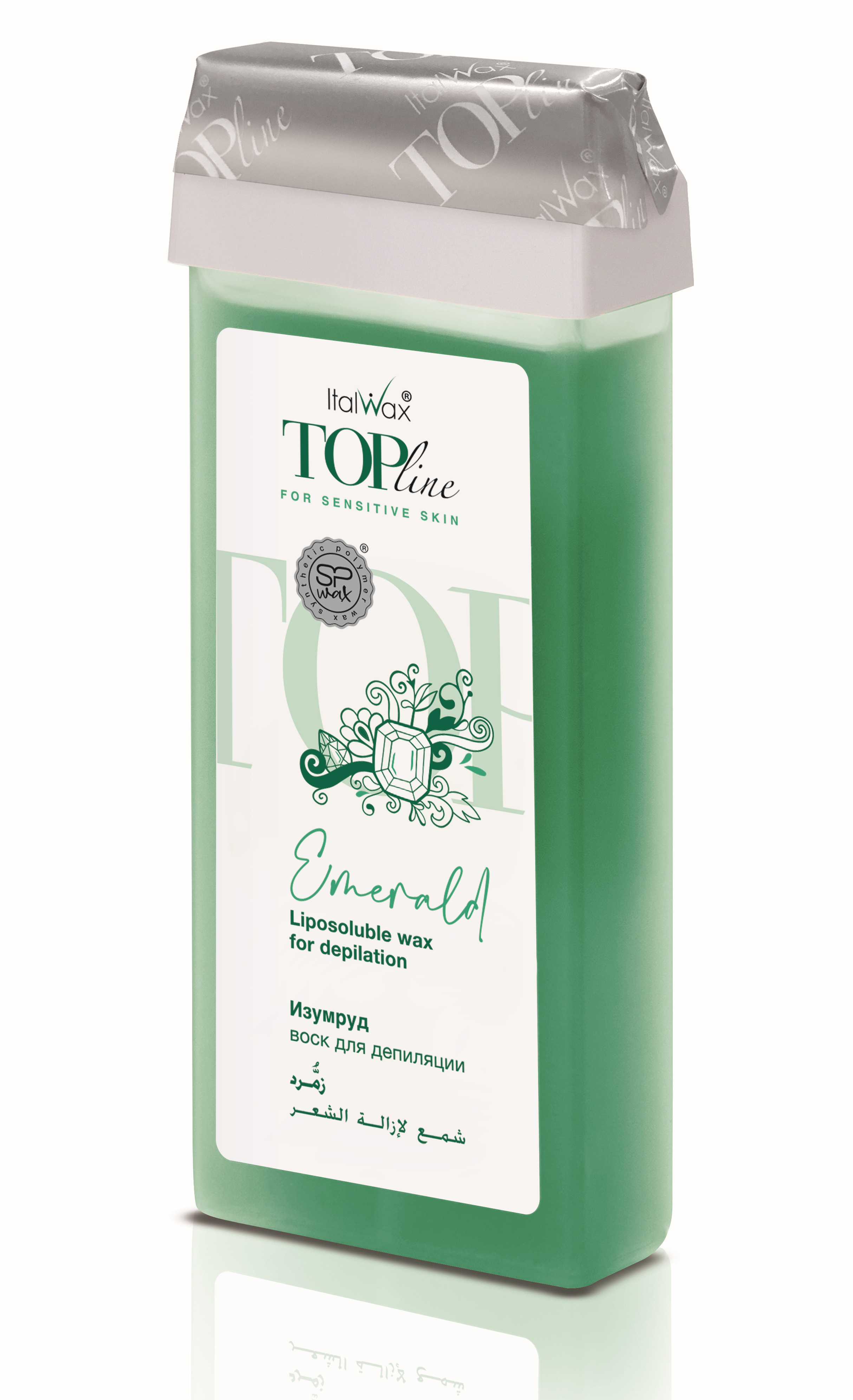Воск ITALWAX Top Line в картридже 100мл Изумруд