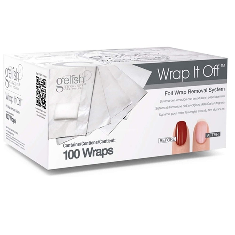 GELISH Wrap It Off - фольга для удаления искуственного покрытия (100 шт/уп.) ***