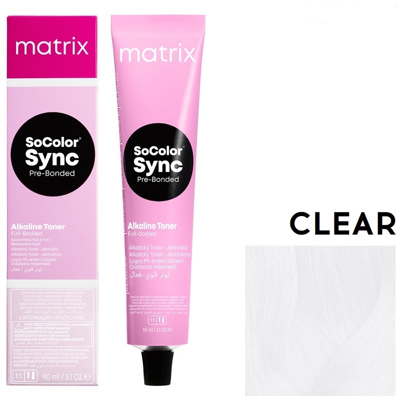 MATRIX SOCOLOR beauty CLEAR многофункциональный прозрачный оттенок 90 мл ***