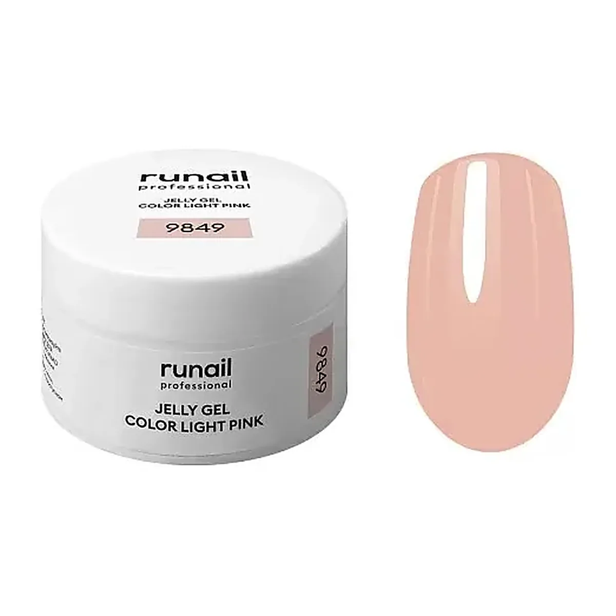 Моделирующий гель JELLY COLOR LIGHT PINK, 15г №9849