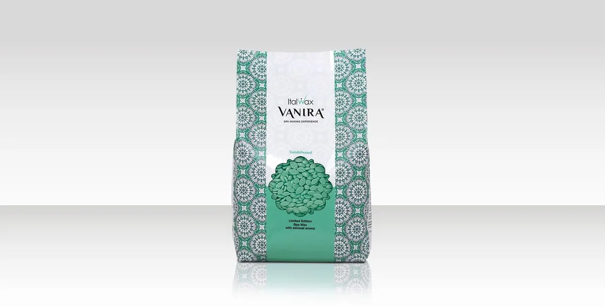 Воск горячий (пленочный) ITALWAX Nirvana / Vanira, Сандал гранулы 100гр №30 МАРКЕТЫ