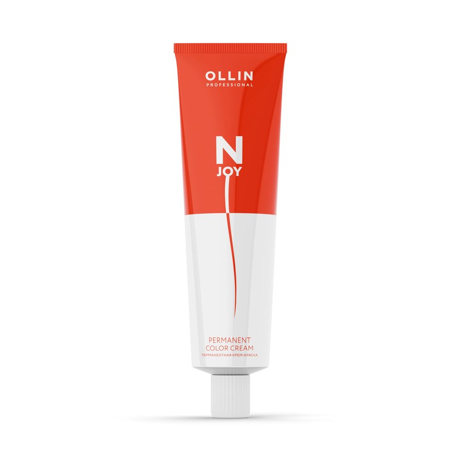 OLLIN "N-JOY"  0/25 - фиолетово-махагоновый (розовый), перманент крем-краска для волос 100мл САЛОНЫ