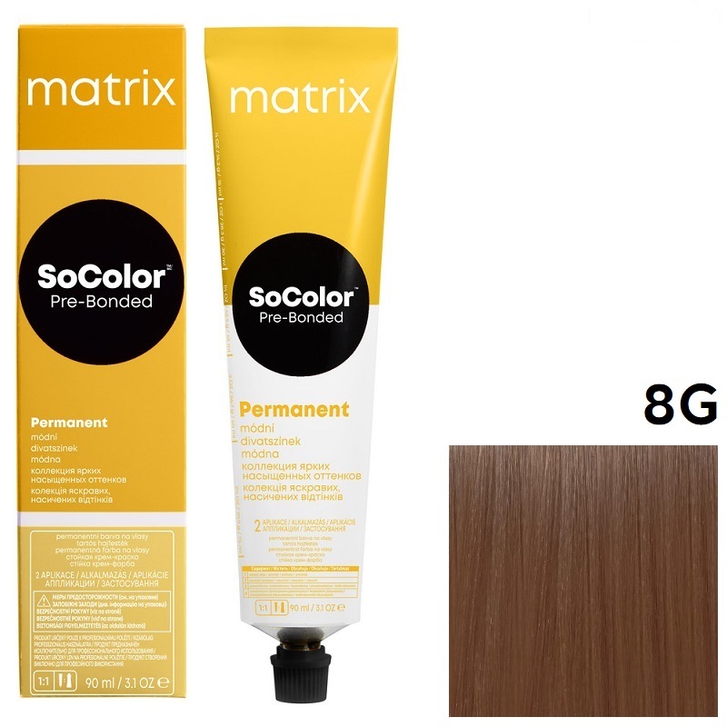 MATRIX SOCOLOR beauty 8G светлый блондин золотистый 90 мл