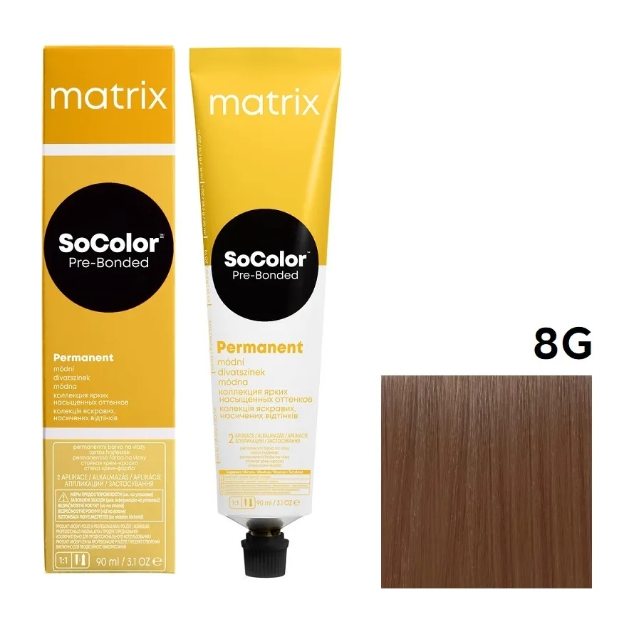 MATRIX SOCOLOR beauty 8G светлый блондин золотистый 90 мл