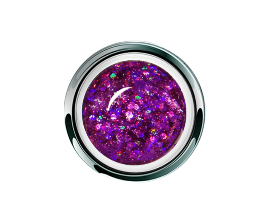 GP420 - Гель - UV/LED GEL PLAY - GLITTER FUSHCIA DAZZLE  4g/.14oz