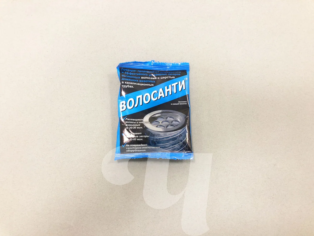 Волосанти - средство для устранения засоров 35 гр Чистовье