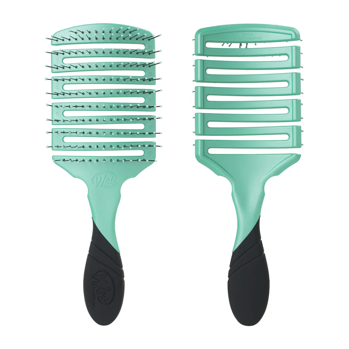 WET BRUSH PRO FLEX DRY PADDLE PURIST BLUE Щетка для сушки волос прямоугольная (голубая) с мягкой руч