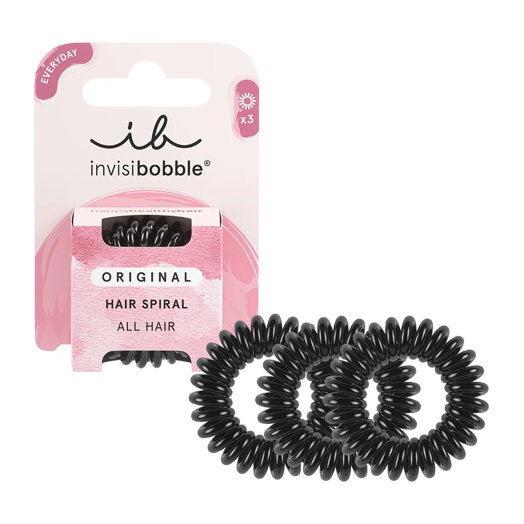 Резинка-браслет для волос invisibobble ORIGINAL True Black