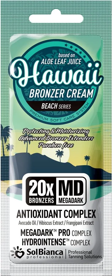 САШЕ Hawaii крем д/загара с маслом пшеницы,маслом оливы,экстр. крапивы 20*bronz(стар.12*Bronz) 15мл