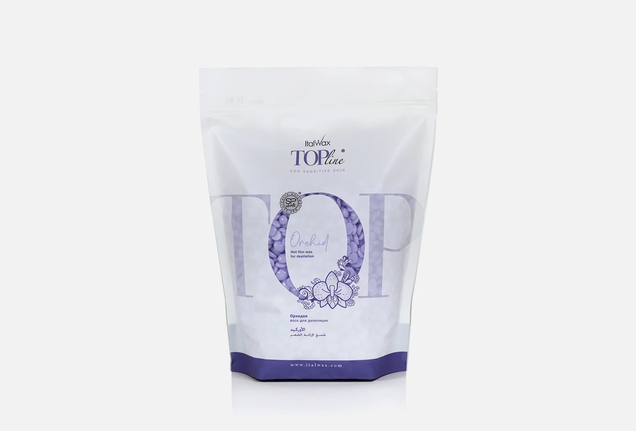 Воск горячий (пленочный)  ITALWAX Top Line Orchid (Орхидея)  гранулы 750гр