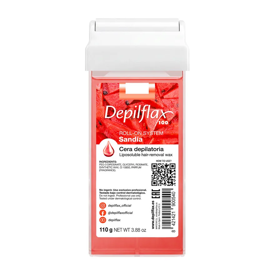 Восковой картридж "Depilflax" - Арбуз / Sandia 110 мл.