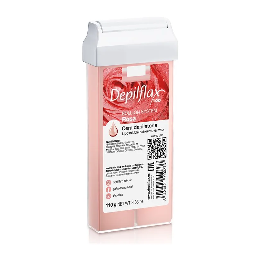 Восковой картридж "Depilflax" - Розовый (ROSA) 110 мл.