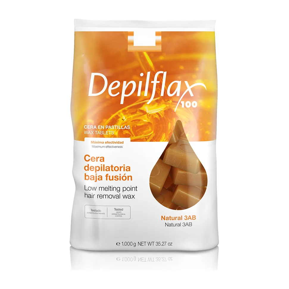 Горячий воск "Depilflax" - Натуральный 1 кг