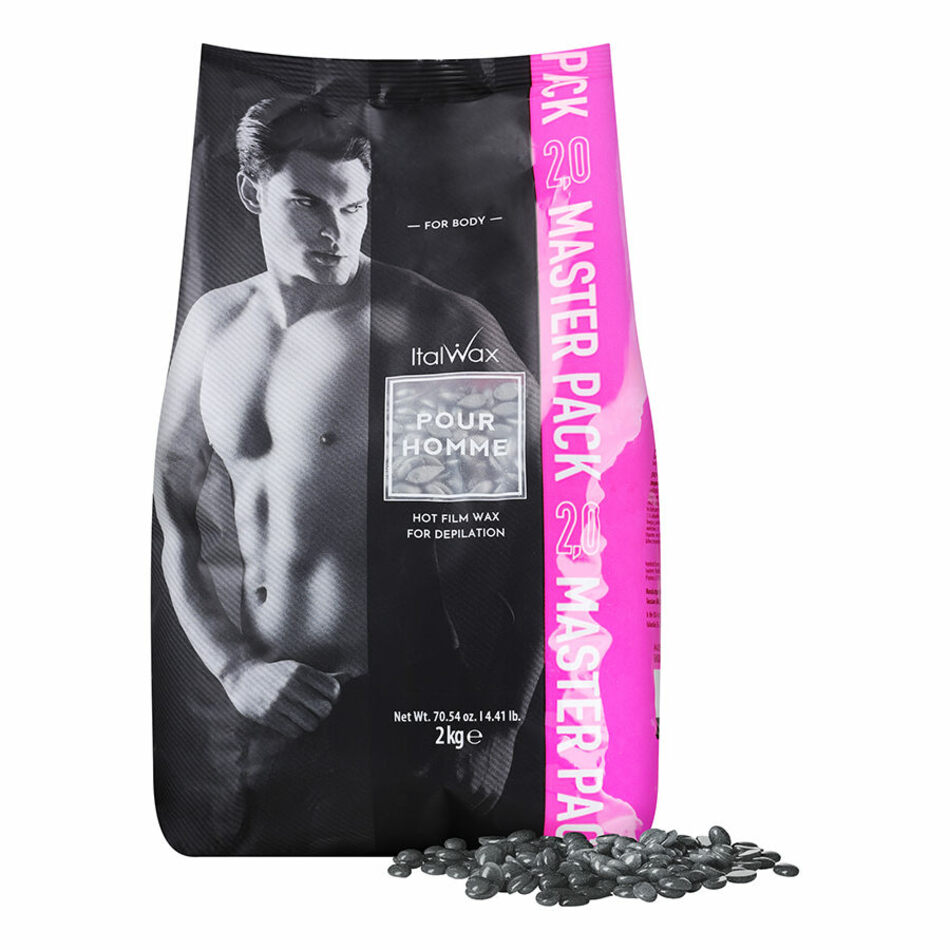 Воск горячий (пленочный)  ITALWAX POUR HOMME мужской гранулы 2 кг