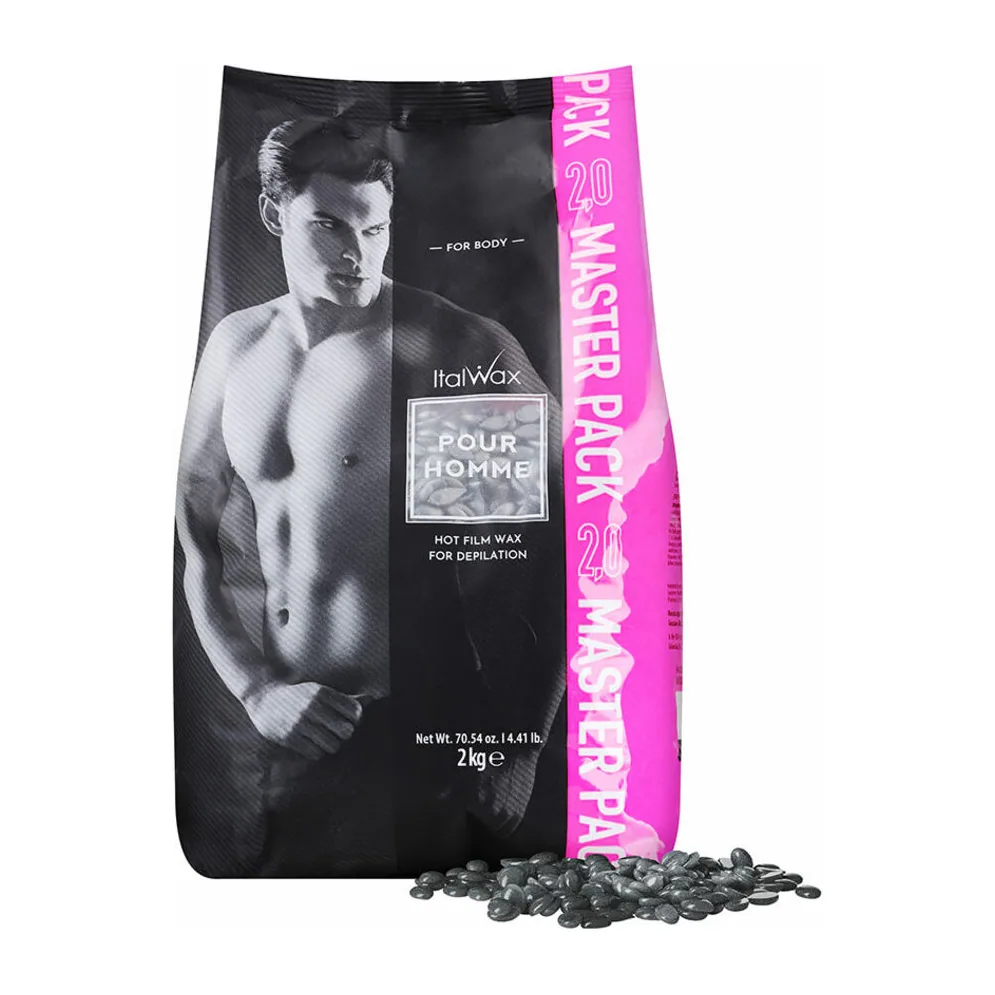 Воск горячий (пленочный) ITALWAX POUR HOMME мужской гранулы 2 кг