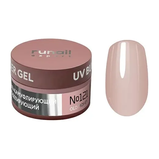 Гель моделирующий UV BUILDER GEL Runail Expert №121, 15г банка