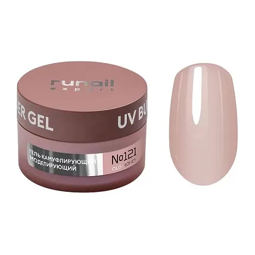 Гель моделирующий UV BUILDER GEL Runail Expert №121, 50г банка