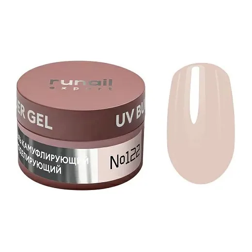 Гель моделирующий UV BUILDER GEL Runail Expert №122, 15г банка