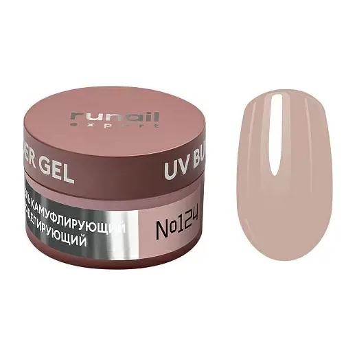Гель моделирующий UV BUILDER GEL Runail Expert №124, 15г банка