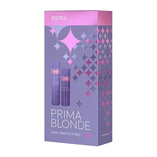 Набор ESTEL Prima Blonde "Мне фиолетово" для холодных оттенков блонд(шампунь+бальзам)