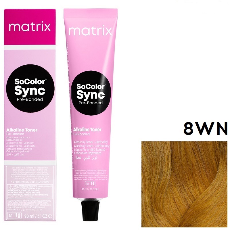 8 WN / 8.30 Супер Синк светлый блондин теплый натуральный Color Sync 90 мл окрашивание без аммиака