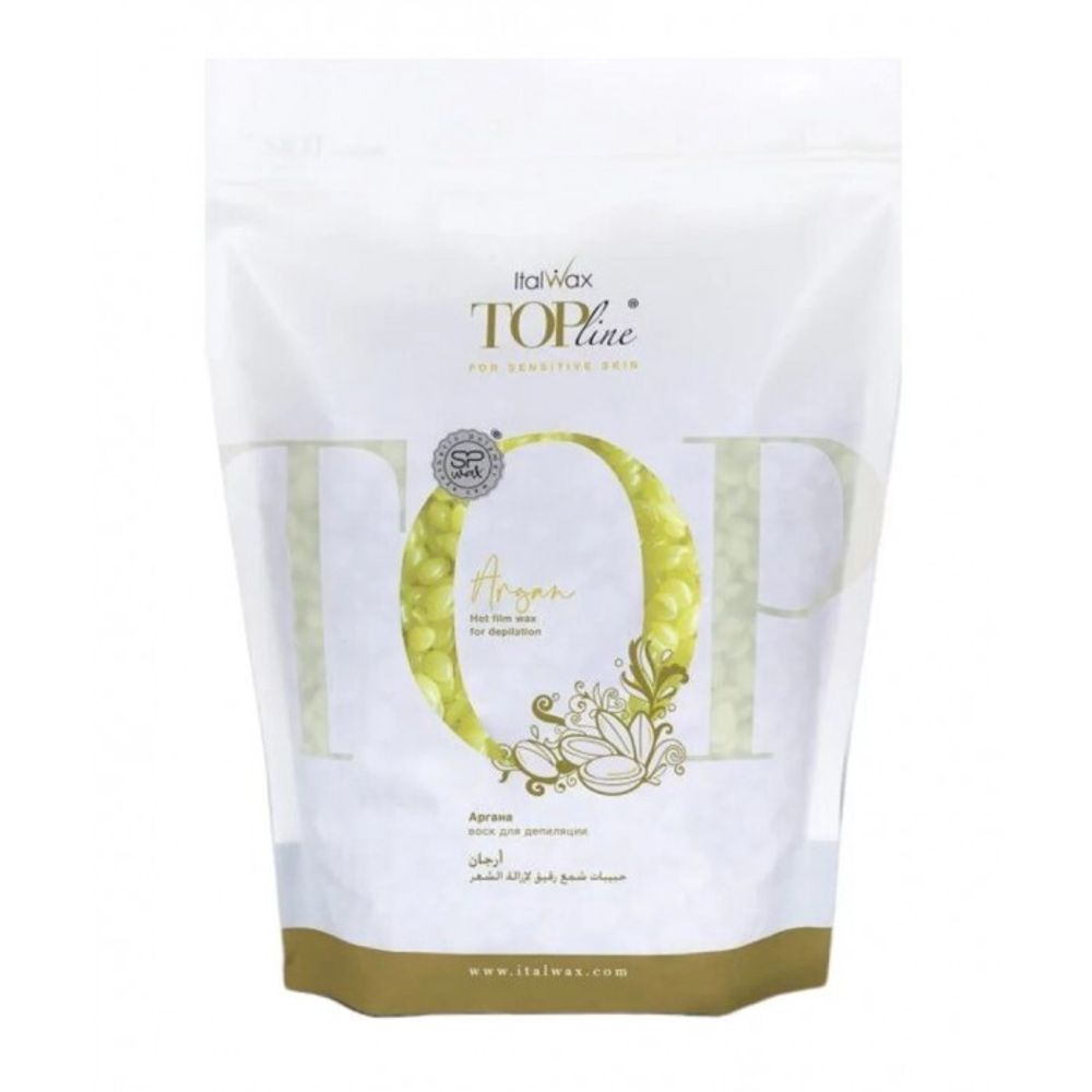 Воск горячий (пленочный)  ITALWAX Top Line Argan (Аргана)  гранулы 750гр ТП, ЕВР