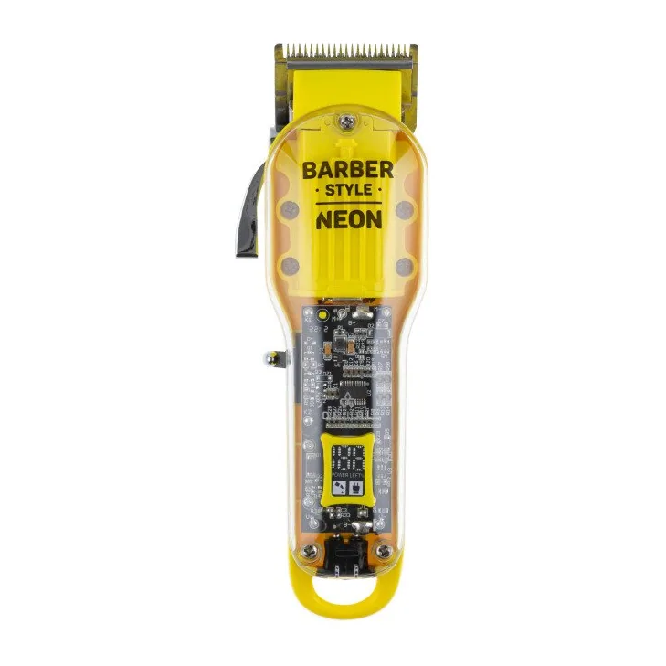 Машинка для стрижки DEWAL PRO BARBER STYLE NEON YELLOW, аккум\сет, 6000 об\мин, нож 45 мм, 0,8 - 2,0