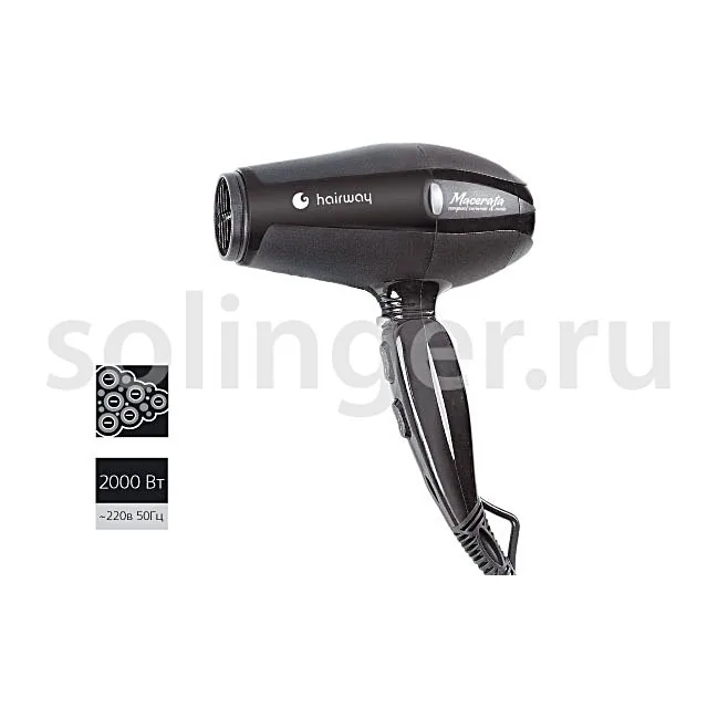 Фен HairWay Macerata compact кер./ион. 1800-2000W