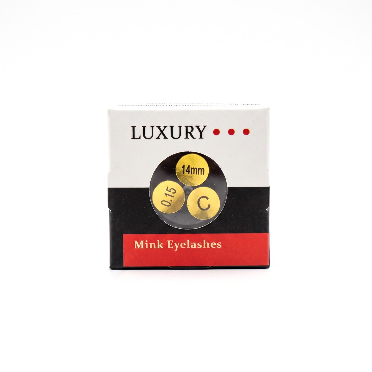 Ресницы для наращивания Luxury, норка Ø 0,15 мм, №14