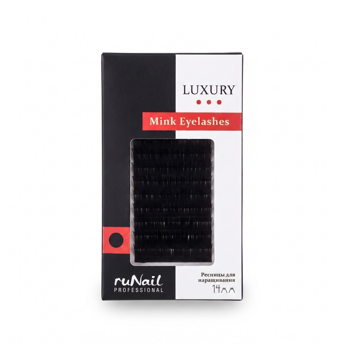 Ресницы для наращивания Luxury, норка Ø 0,15 мм, №14, 12 линий