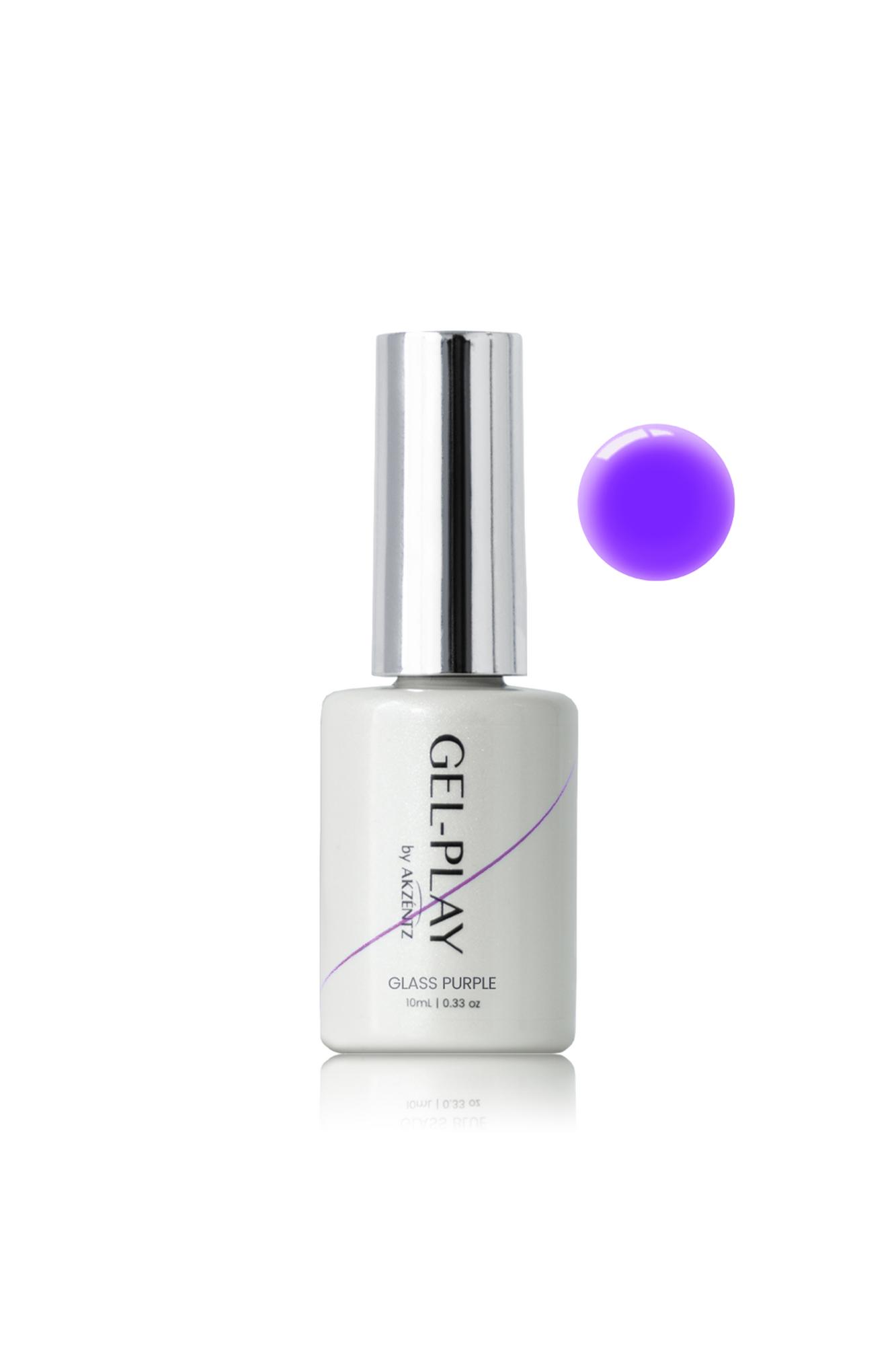 Гель - UV/LED GEL PLAY - GLASS PURPLE 10g/.0.35oz
