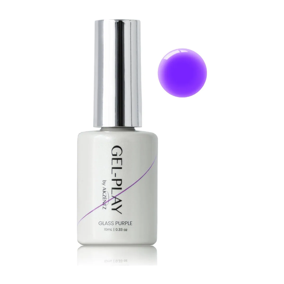 Гель - UV/LED GEL PLAY - GLASS PURPLE 10g/.0.35oz