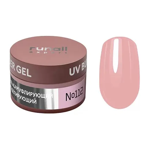 Гель моделирующий UV BUILDER GEL Runail Expert №112, 15г банка