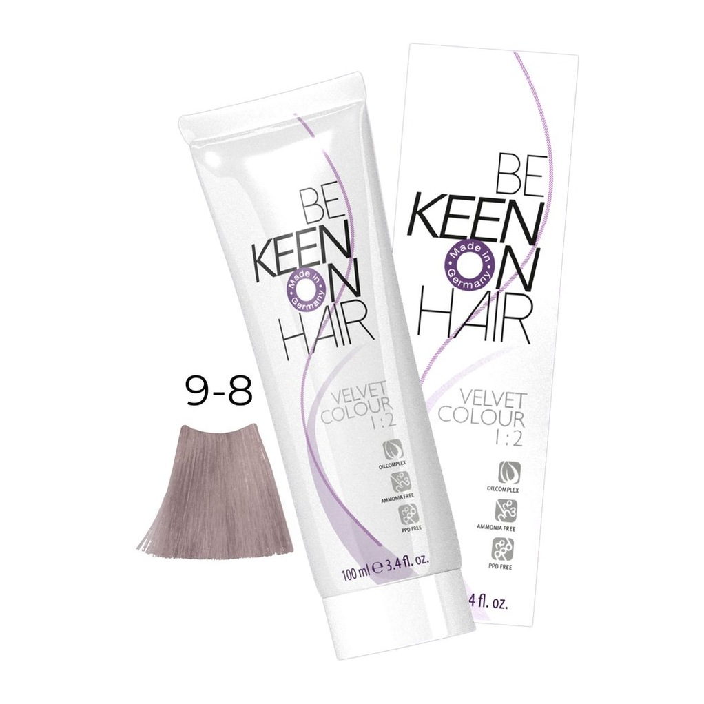 Крем-краска без аммиака VELVET COLOUR 9.8 Hellblond Perl/Светлый жемчужный блондин