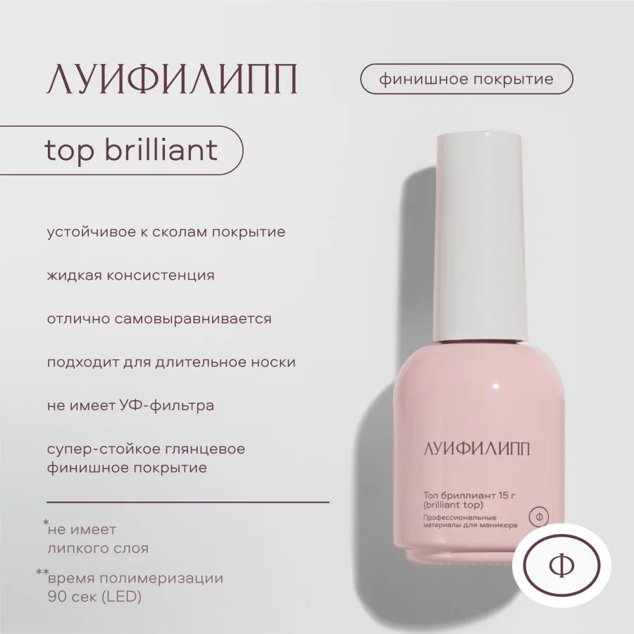 Луи Филипп Top Brilliant (без липкого слоя) 15g