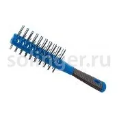 Щетка HairWay Vent blue (12) туннел.двухсторонняя