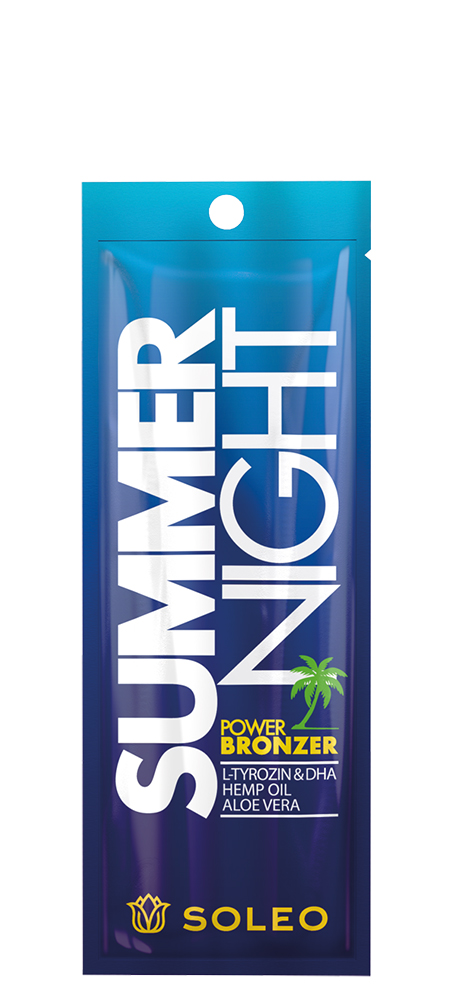 САШЕ Soleo Summer Night Интенсивный крем - бронзатор для загара с пеньковым маслом 15 мл
